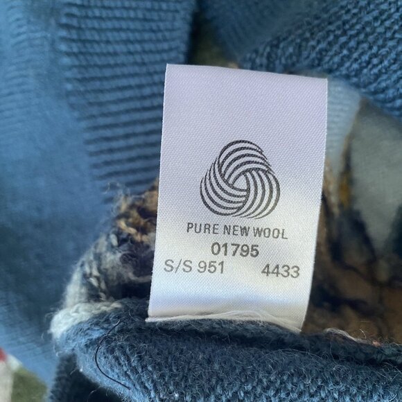 Tulchan Sweater Medium London Inspired Knit Sweatshirt Pure New Wool - Picture 7 of 8